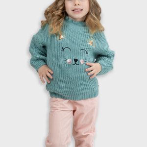 Calças folgadas menina