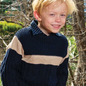 Camisola com relevo menino