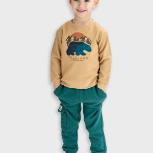 Calças cargo com cordão menino