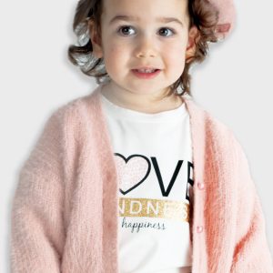 T-shirt manga comprida love menina