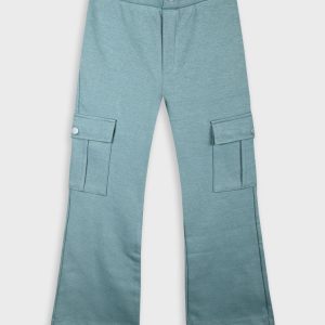 Calças cargo ajustadas menina