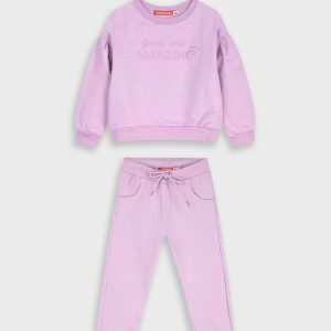 Fato de treino bordado menina