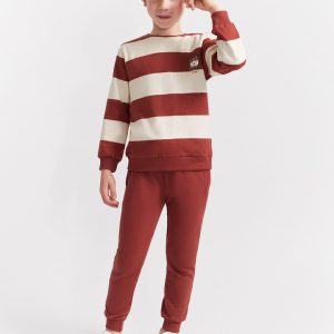 Fato de treino riscas menino