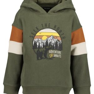 Sweatshirt urso com capuz menino