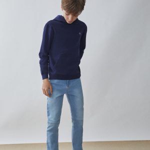 Calças ganga retas menino