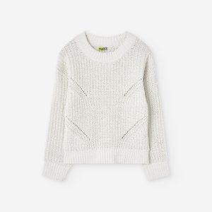 Camisola malha tricô menina