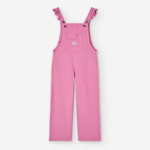 Macacão com folhos nas alças